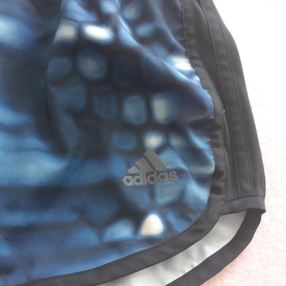 Adidas Womens' Running Shorts, Blue & White Pattern, Sz. M - Picture 3 of 11